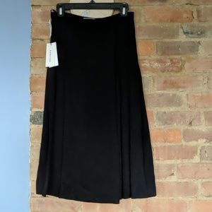 Babaton midi wrap pleated skirt, tags still on
